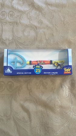 New Disney Store Pixar Toy Story 25th Anniversary Collectible Key