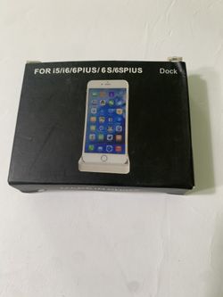 iPhone Lighting Dock charging base - black