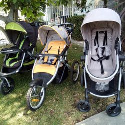 strollers jogging bassinet /regular seat $45 obo south la 90043 reqdy to go 