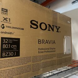 Sony FW32BZ30J, Sony 32 inch Bravia 4K ultra HD HDR professional display