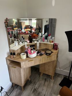 Makeup, skin care vanity