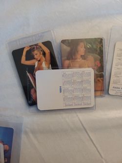  Rare 85 86 Vintage. Calendar Cards. " Nudes "