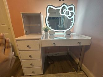 Hello kitty vanity comes with Bluetooth and more colors 🎀