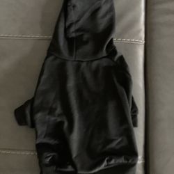 Dog Black Hoodie Size M