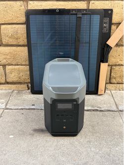 EF ECOFLOW Portable Power Station DELTA Max, 2000wLFP Solar Generator, Full Charge in 1 Hr, 1612Wh Solar Powered Generator for Home Backup +220W Solar