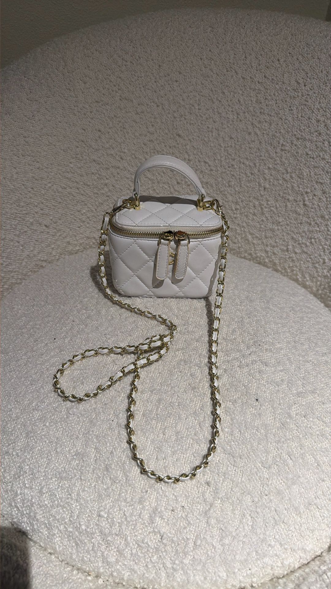 Chanel Vanity Bag white