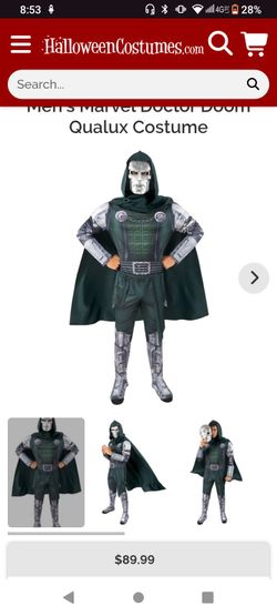 Men's Marvel Doctor Doom adult Costume