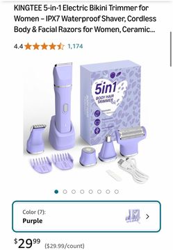 Brand new : 5-in-1 Electric Bikini Trimmer