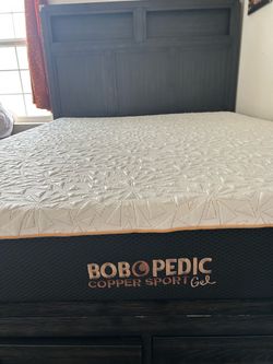 Queen bed and mattress