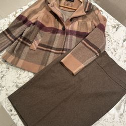 Zara Woman Set Of 2 - Jacket And Skirt  - Size S