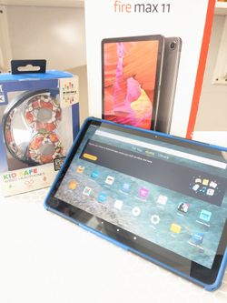 Amazon Fire MAX 11 - 2K Display Tablet + Kids Headphones