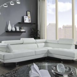 New! White Sectional Sofa Couch
