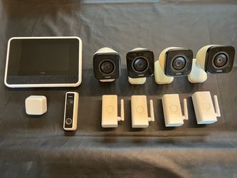 Vivint Smart Home Security System Bundle – Hub, 4 Outdoor Cameras, Doorbell + Bridges