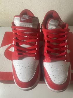 white red dunks
