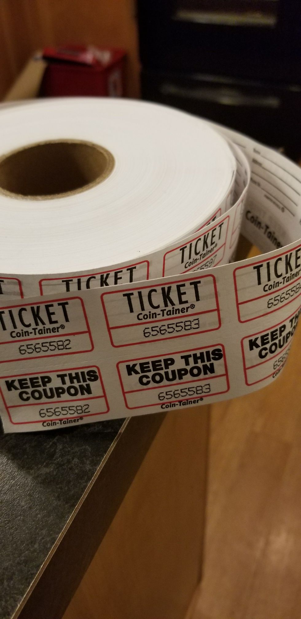 Role of raffle tickets