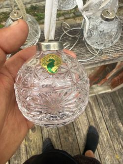 Waterford Crystal Times Square Ball 2003 Tree Ornament "Hope For Courage" Design