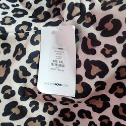 Fashion Nova Cheetah Hoodie