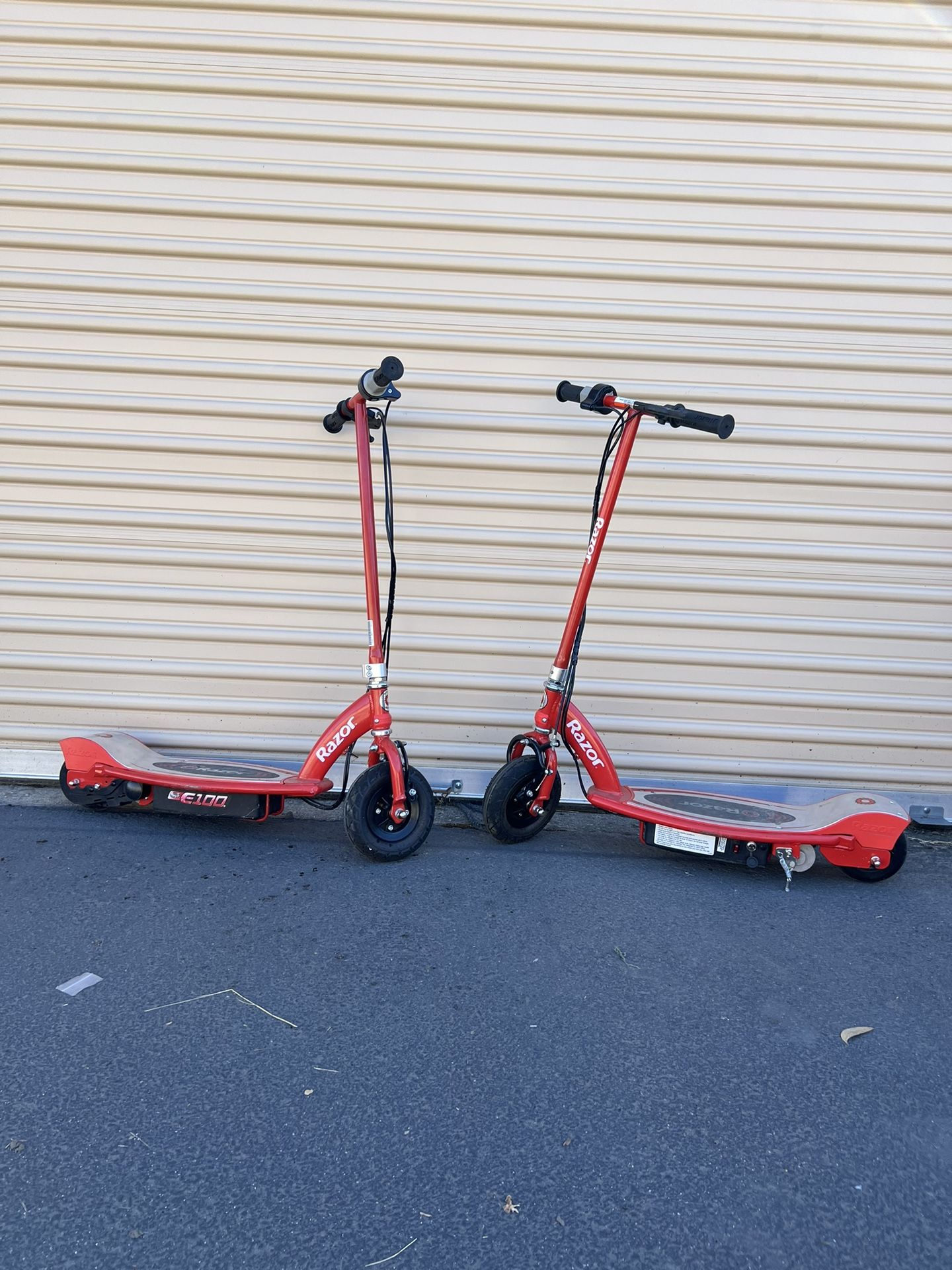 Razor Electric Scooters 2 For $100 OBO