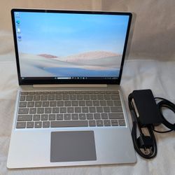 Excellent Condition MICROSOFT SURFACE LAPTOP GO WINDOWS 11 TOUCHSCREEN 64GB PENTIUM i5