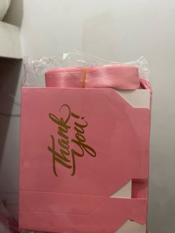 Thank you boxes