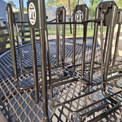 3 JACK DANIELS BOTTLE CRADLE.