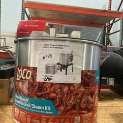 Crawfish Boil/Steam Kit Pot