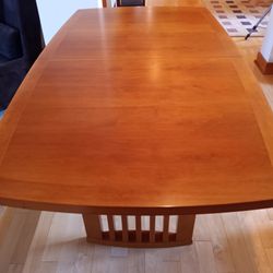 Scovby #19 Dining Table Cherry 