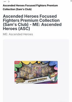Ascended Heroes Focused Fighters