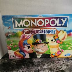 Monopoly  Unicorns Vs. Llamas 