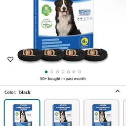 4 Pack Flea Collar for Dogs, Dog Flea and Tick Collar 8 Months Flea and Tick Prevent for Dog, Waterproof Adjustable Dog Flea Collar, Tick and Flea Col