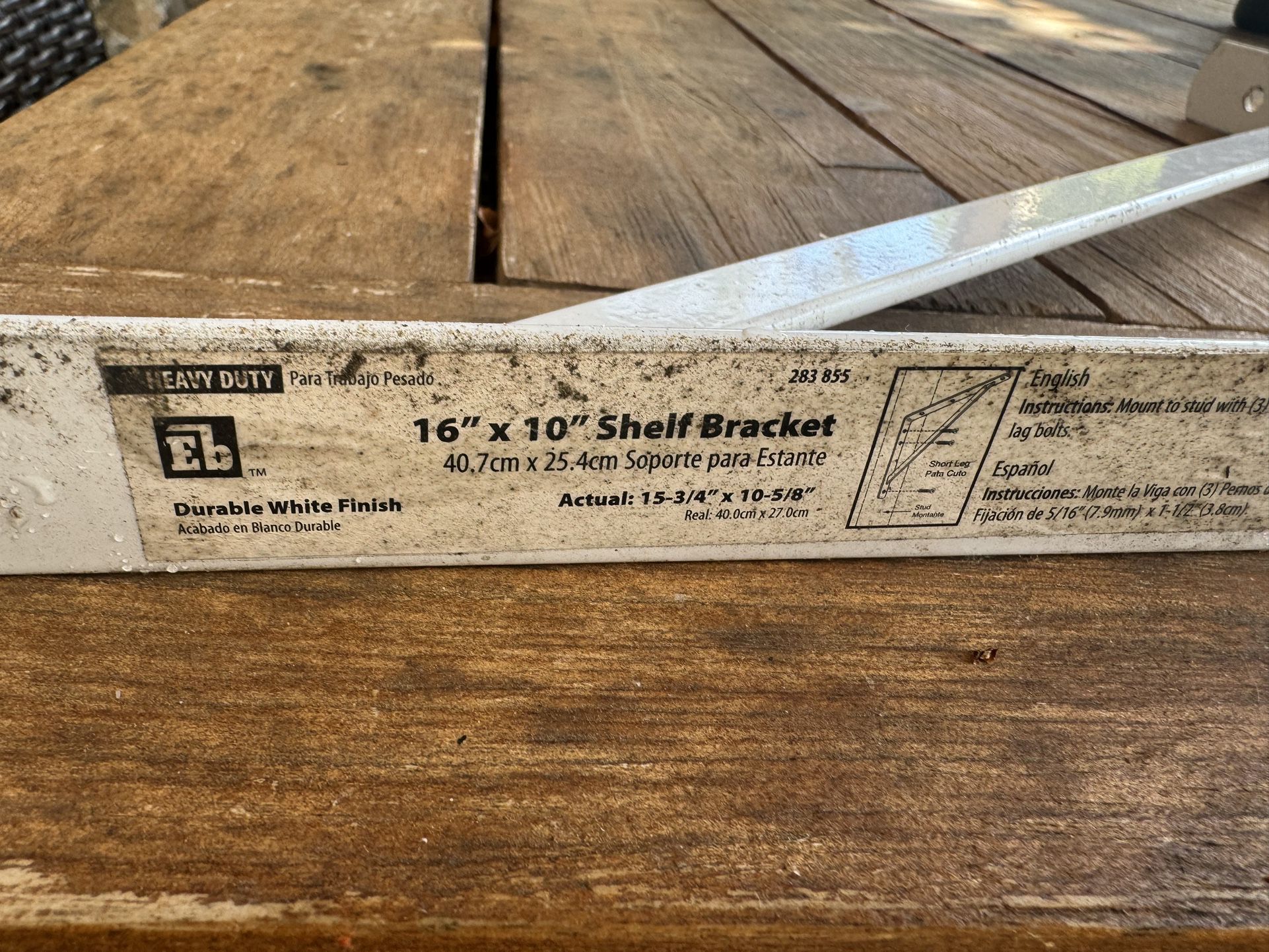 16x10 Metal Shelf Bracket (qty 10)