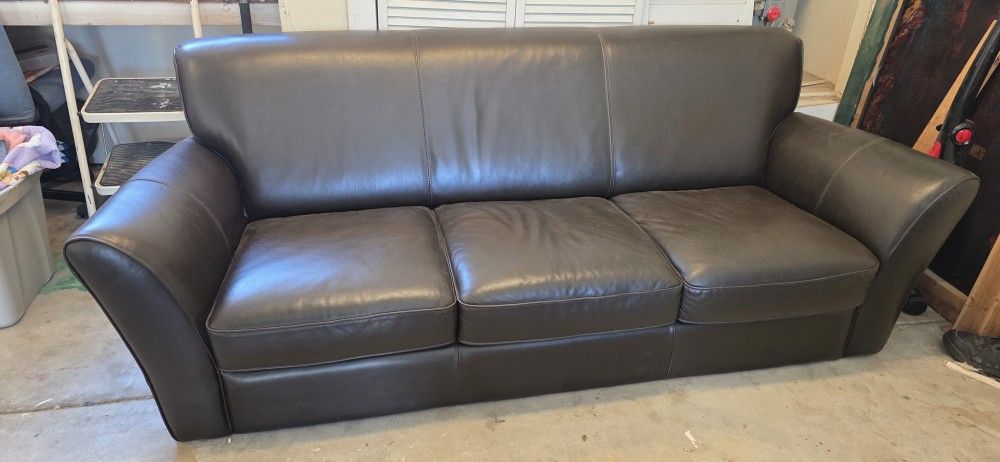 Natuzzi Italian Leather Couch