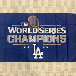 Los Angeles Dodger 2025 World Seri Champion 3’ X 5’ Polyester Flag 