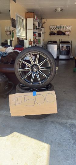 Tires with Rims 20 inch rims