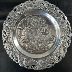 1993 Arthur Court Bunny Serving Plate