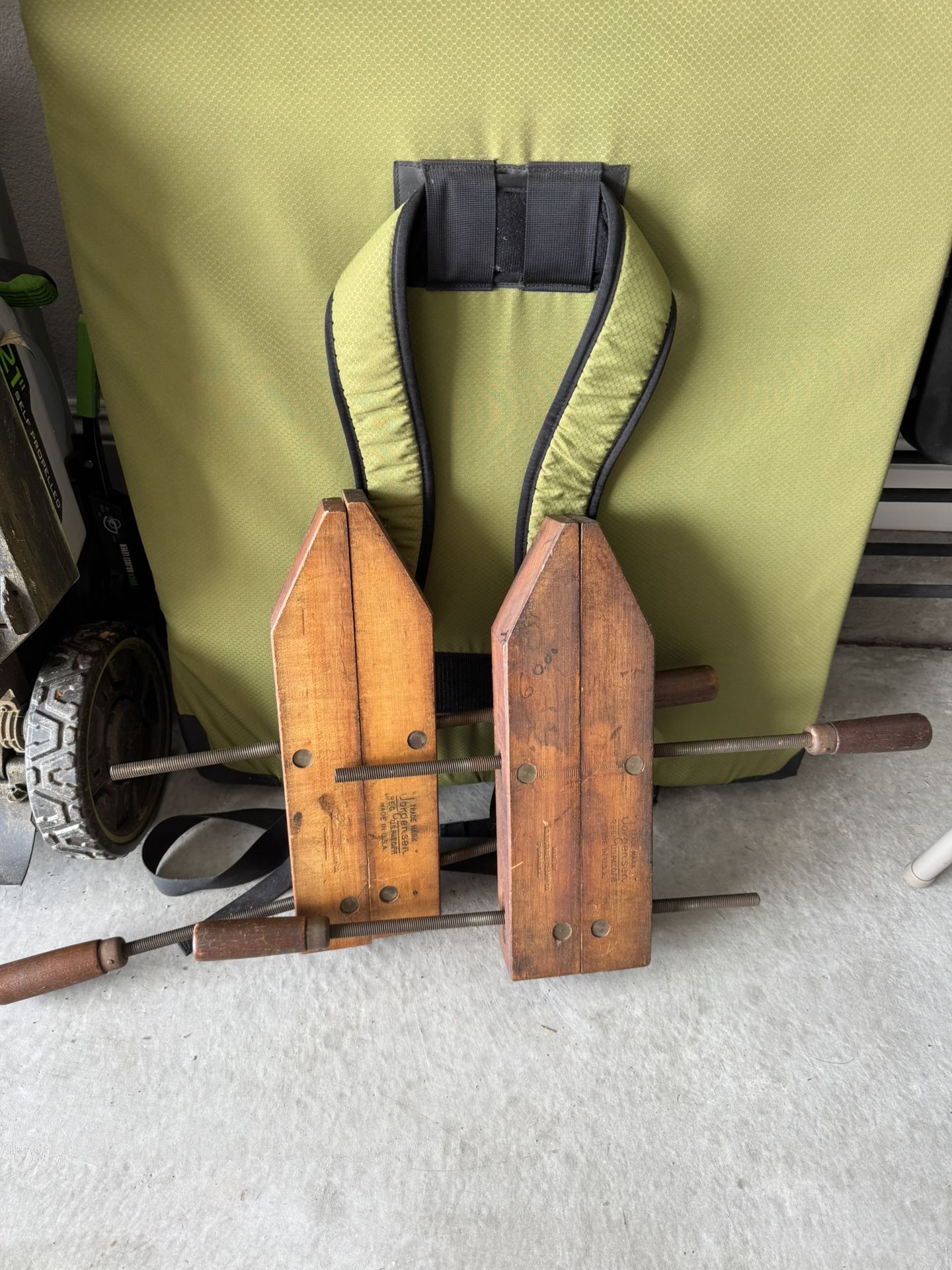 Jorgensen 12 Inch Handscrew Clamp - Vintage Woodworking - Set of 2