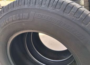 LT275/65R18 MICHLEIN DEFENDER LTX, Matching Pair of 2 Tires, DOT2024