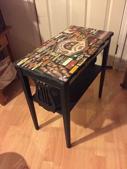 One of a kind antique table conversation piece