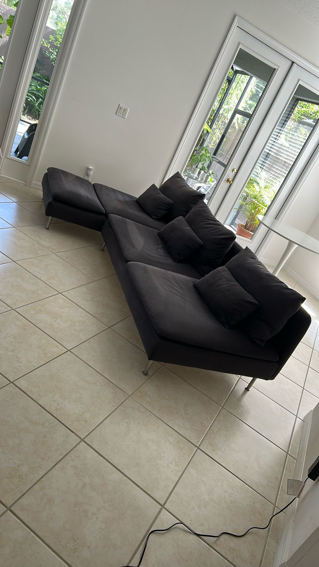 IKEA Sectional Sofa Chaise Soderhamn