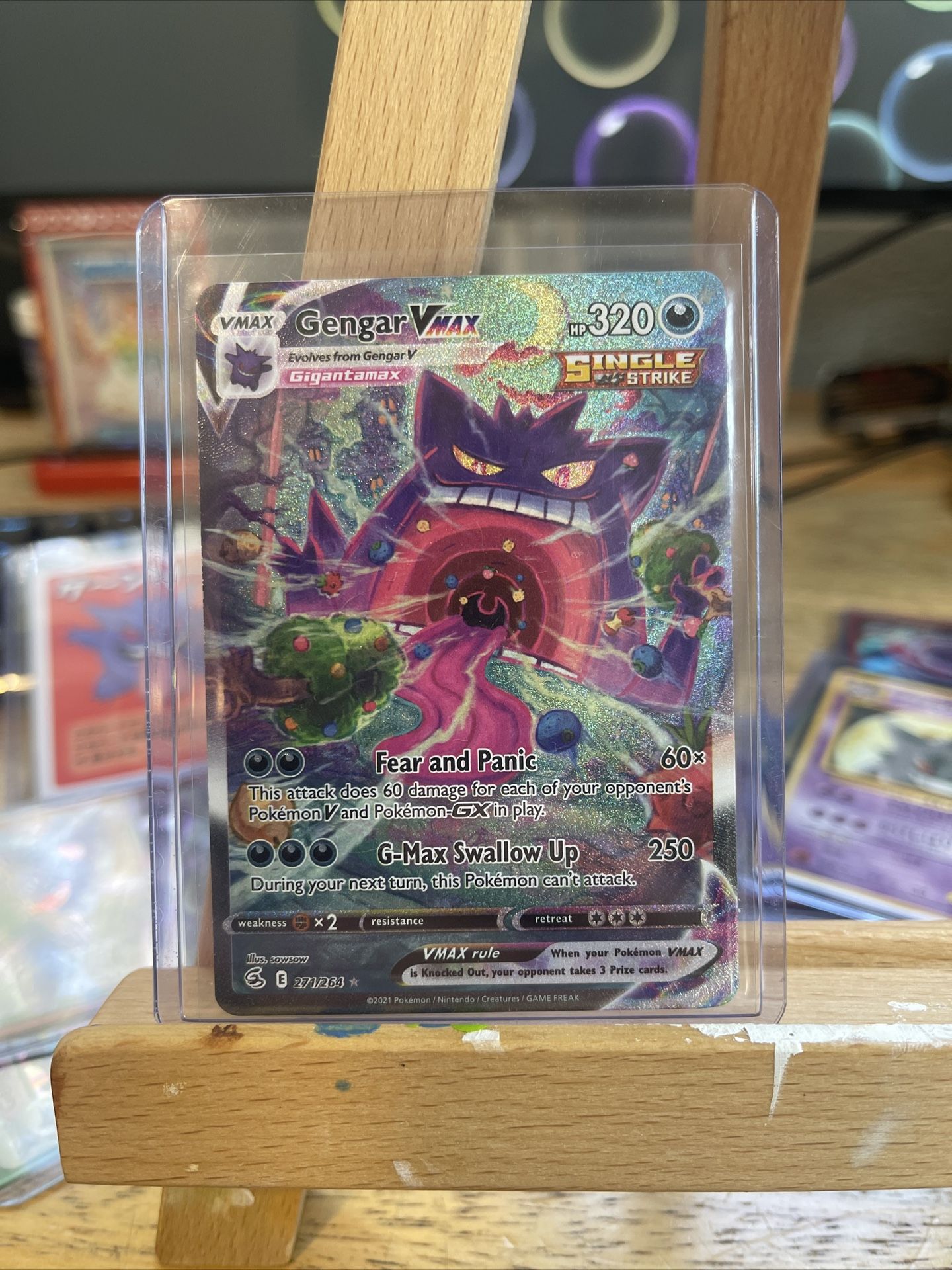 Gengar Vmax Secret Illustration Rare Pokemon Card
