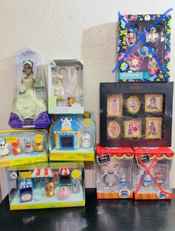 Disney Doll And Princess Xmas Ornament Set