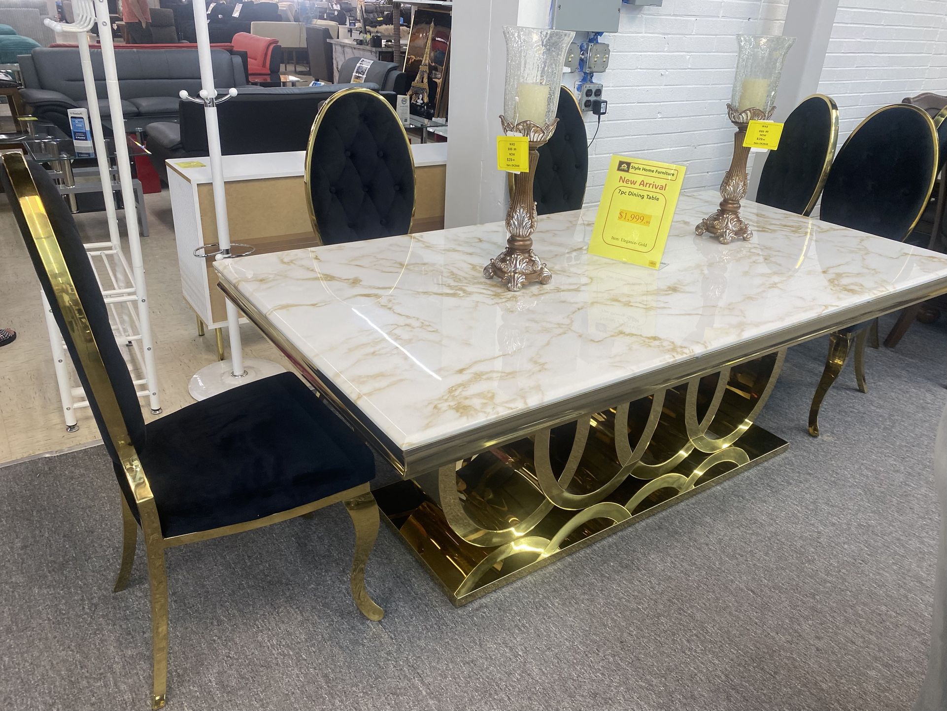 7 Pc Table Set $1,999