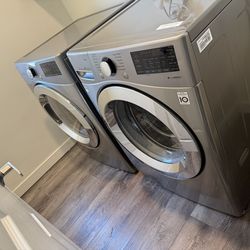 LG Washer & Dryer barely used. $700
