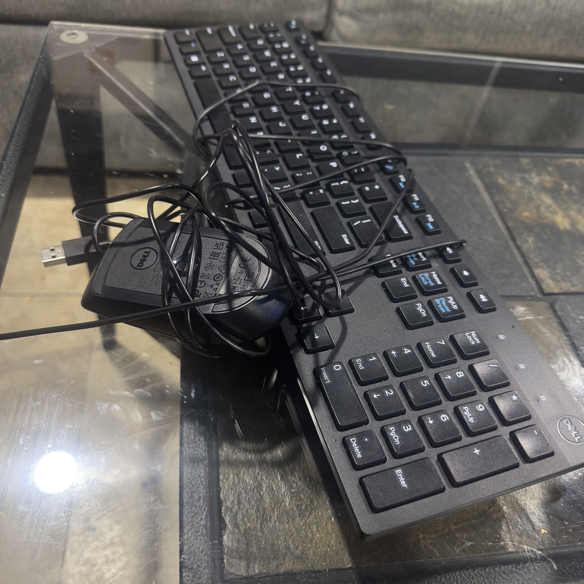Dell Computer And Mouse