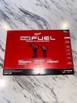 Milwaukee M12 fuel drill set