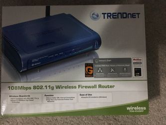 Trendnet 802.11g Wireless Firewall Router