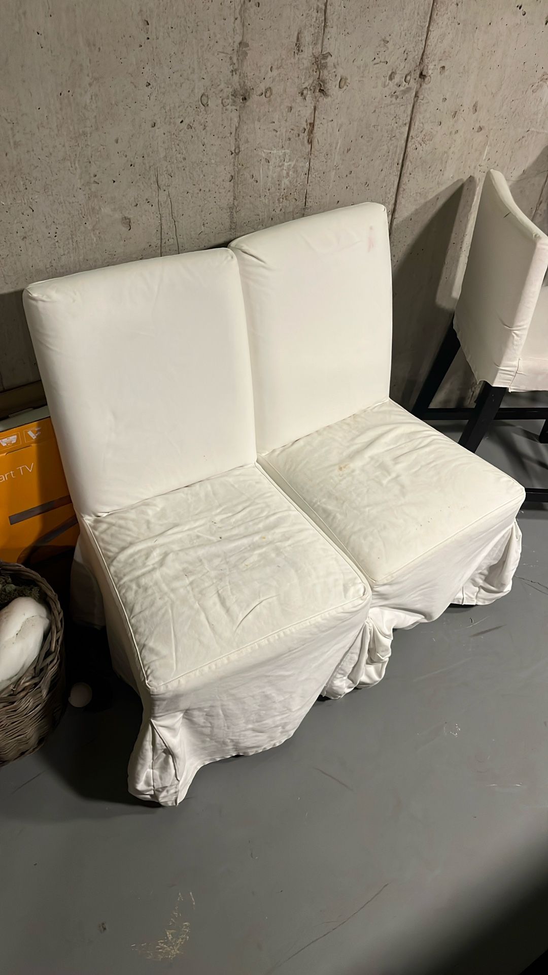FREE IKEA Dining Chairs With Slipcovers