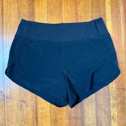 Athleta Black High-Rise Athletic Shorts
