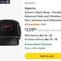 Hyperice venom 2 Back 