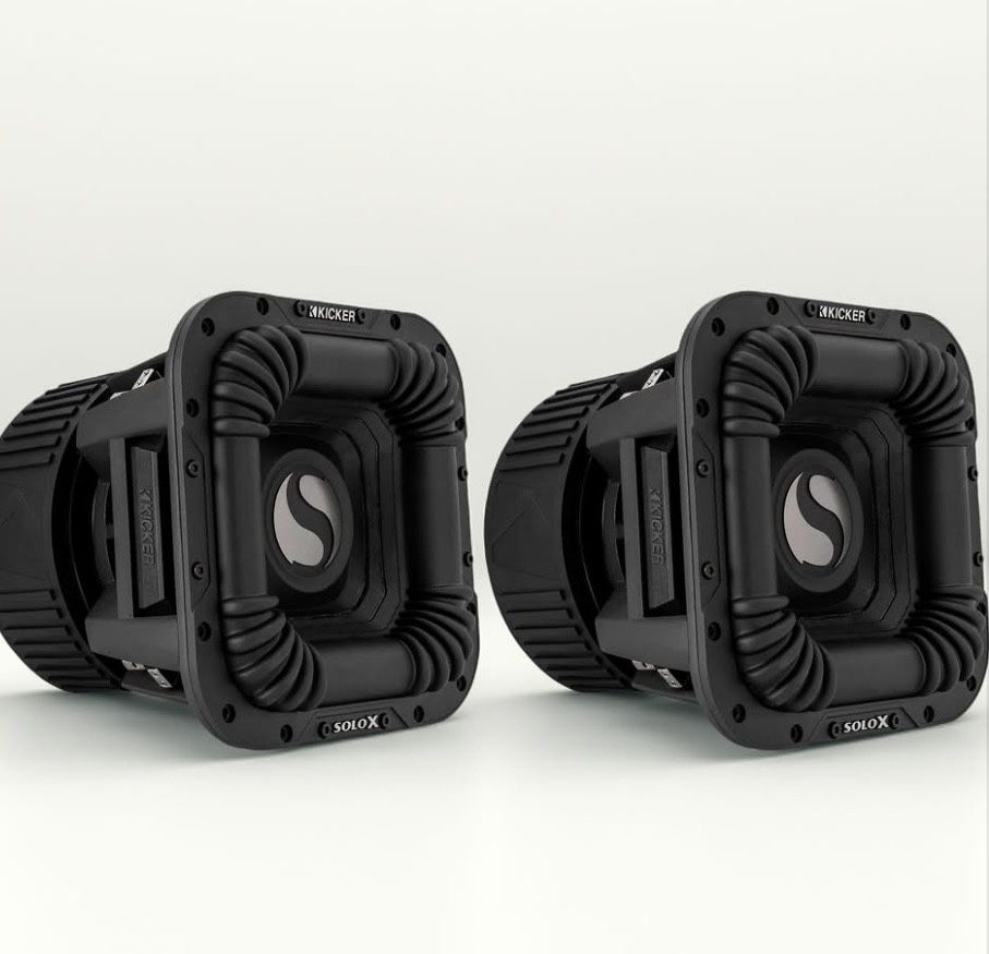 NEW 2 KICKER SOLO X 8” SUBWOOFERS 